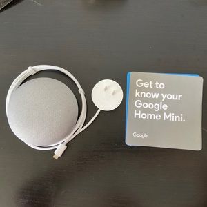Google Home Mini Chalk NWOT